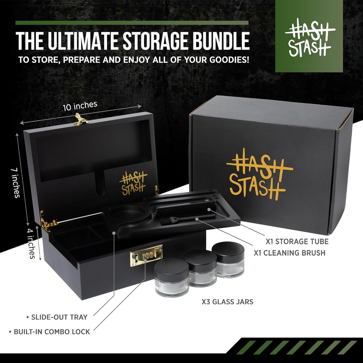 The OG Storage Box (Black/Gold)