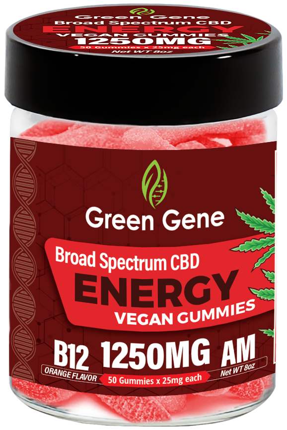 Green Genie Organic CBD Infused Mood Based Vegan Gummies - (625MG - 2500MG)