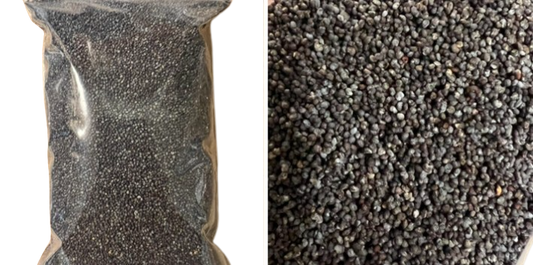 (Half LB) Ripkitty Delicious Premium Unwashed Natural Poppy Seeds for Baking, Cakes, & Food Arrangements - Discreet Smoker