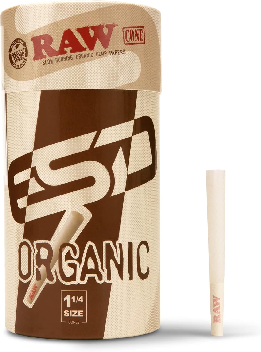 RAW Organic Hemp Cones - 1 1/4"