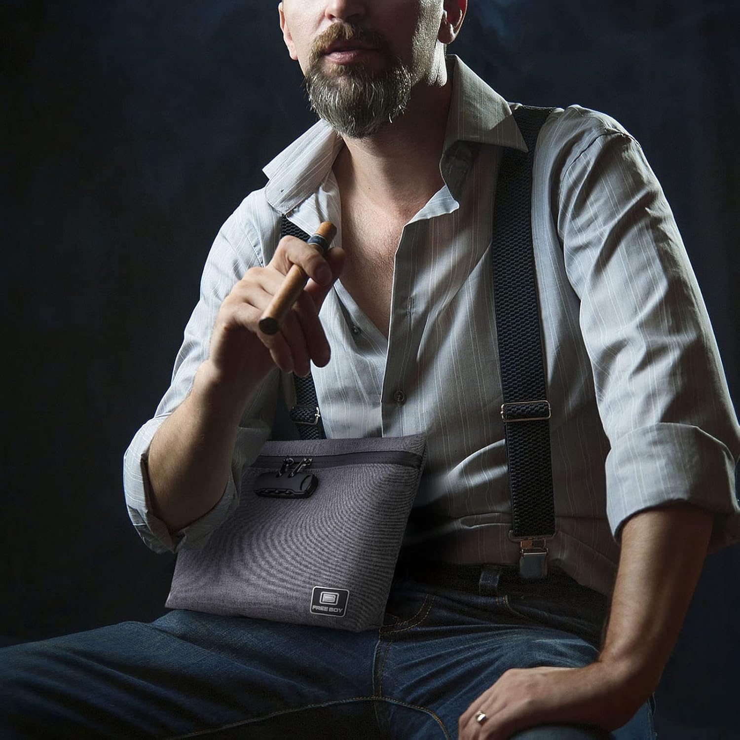 Durable Odor-Proof Stash Bag with Combination Lock - 11.8" x 8.6" Smell-Proof Storage Container