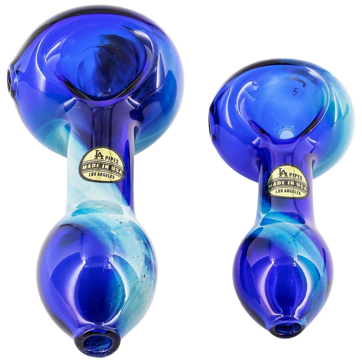 LA Pipes Fumed Galaxy Spoon - Discreet Smoker