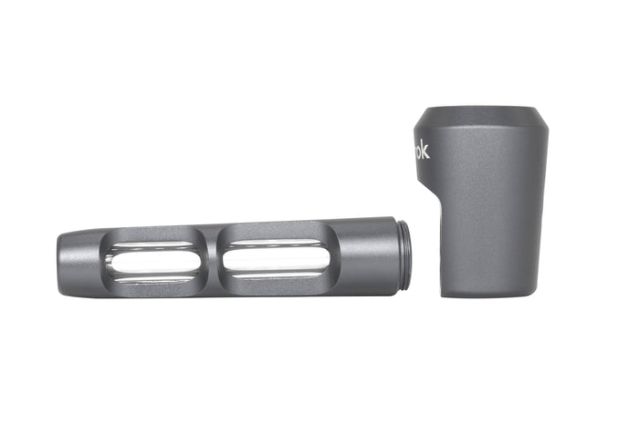 Aluminum Spoon Pipe, Silver