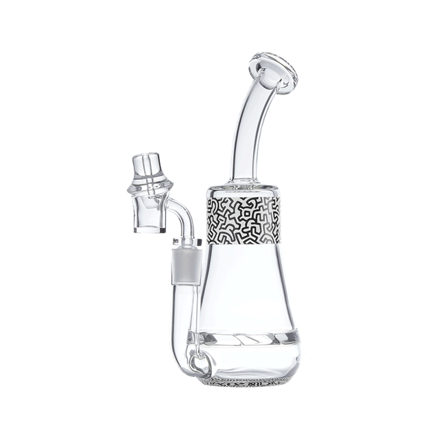 K. Haring Glass Dab Rig - Discreet Smoker