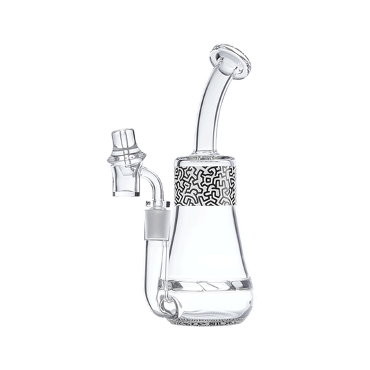 K. Haring Glass Dab Rig - Discreet Smoker