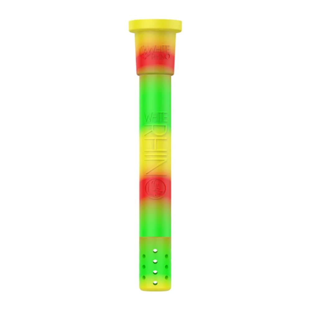 White Rhino Adjustable Silicone Downstem - Discreet Smoker