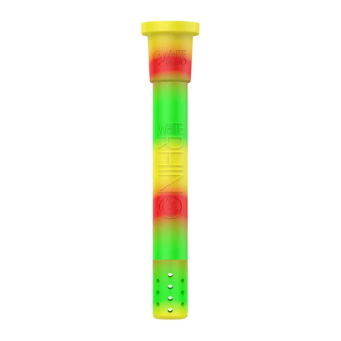 White Rhino Adjustable Silicone Downstem, White Rhino Rasta