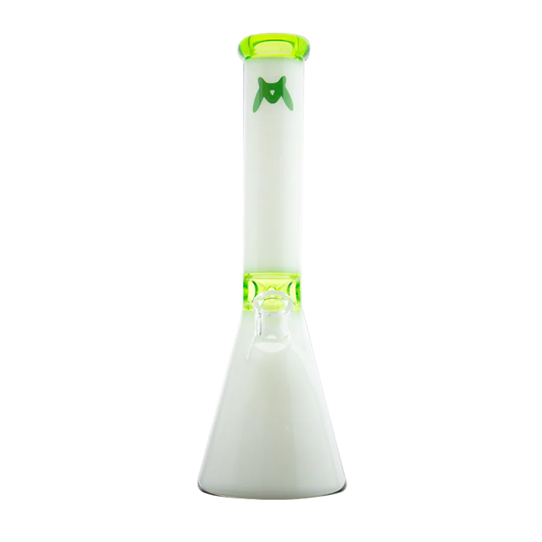 MAV 13.5" Mini Zebra Beaker Water Pipe - Discreet Smoker