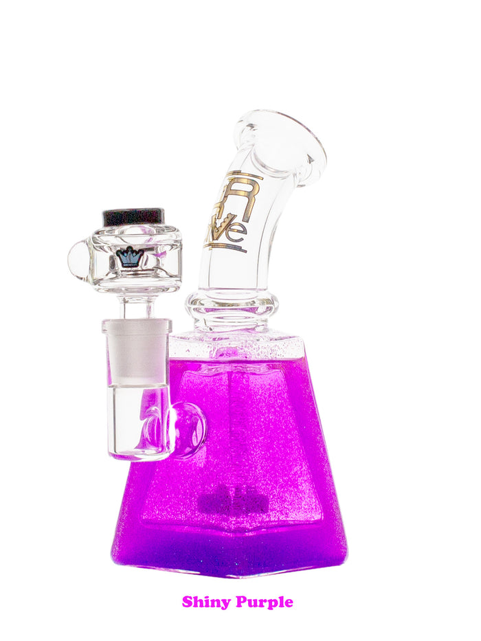 Krave Glass Giza Bong, Purple Galaxy Dust