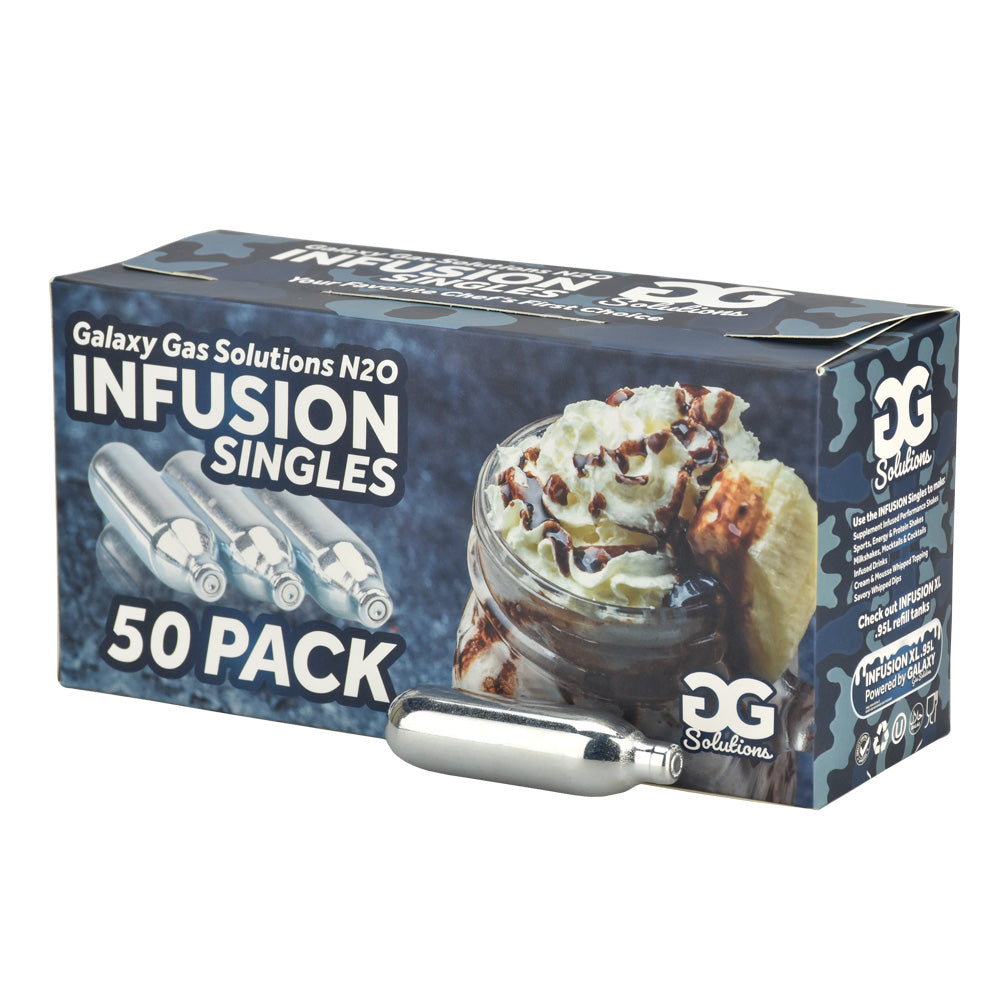 Galaxy Gas Infusion Cream Chargers 50pcs - Discreet Smoker