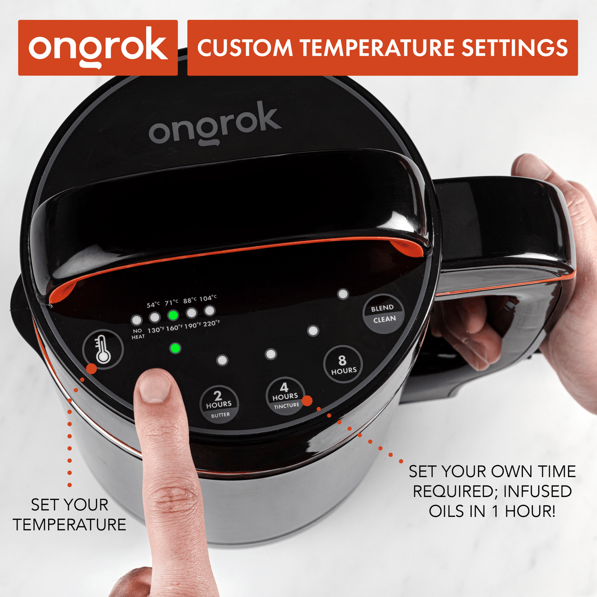 Ongrock Large (Full-Size) Botanical Infuser Machine and Kit - Discreet Smoker