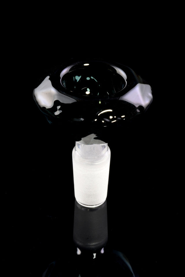 Glass 14.5 mm Male GoG Bowl “Bright Bite” - Discreet Smoker