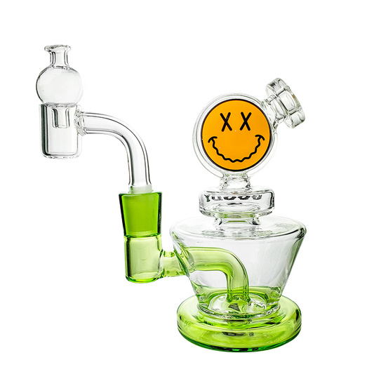 Big Face Mini Rig 4-Piece Kit - Discreet Smoker