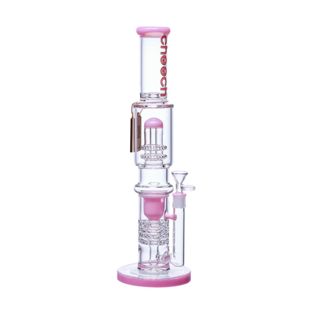 Cheech Glass 16" Shower Head Recycler Water Pipe - Discreet Smoker