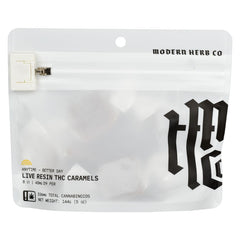 Modern Herb Co D9 Live Resin Caramels | 320mg-400mg | 8pc Bag - Discreet Smoker