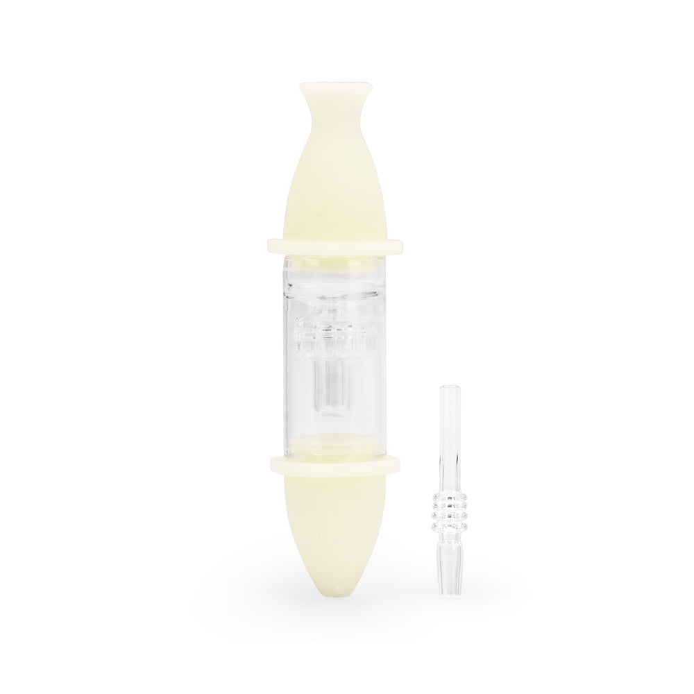 Ritual - 7'' Silicone Deluxe Nectar Collector - UV Titanium White - Discreet Smoker