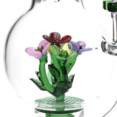 Pulsar Chill Flowerz Glass Water Pipe - 12" /14mm F - Discreet Smoker
