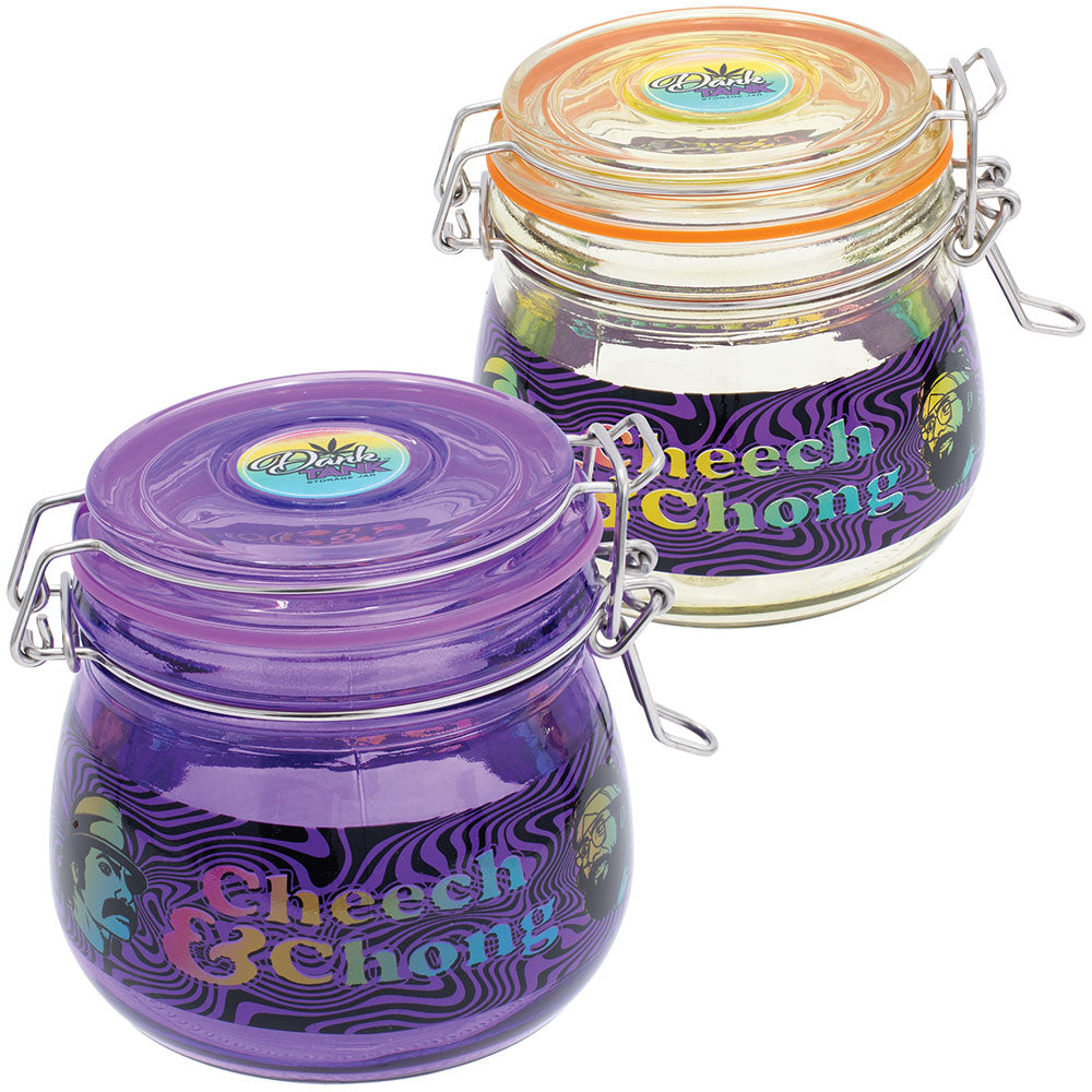 Cheech & Chong® Dank Tank Airtight Glass Jar | 500mL - Discreet Smoker