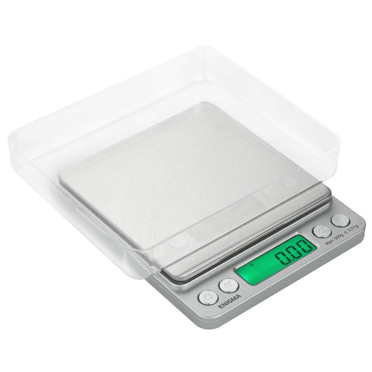 Truweigh Enigma Digital Mini Scale | 500g x 0.01g - Discreet Smoker
