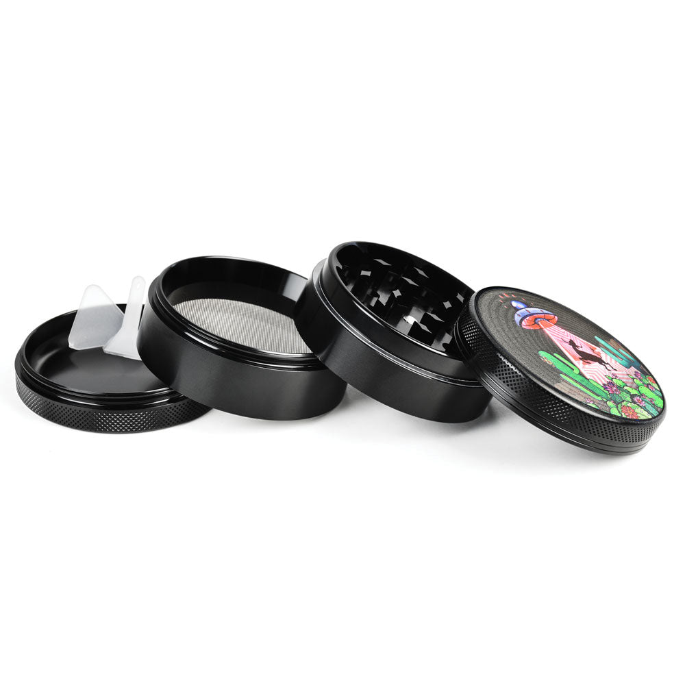 Pulsar Artist Series Grinder | Amberly Downs Psychedelic Abduction - Discreet Smoker