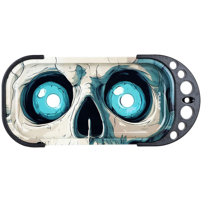 Pulsar Elevated Cone Rolling Tray Console | 9.25"x4.25", Skull Eyes