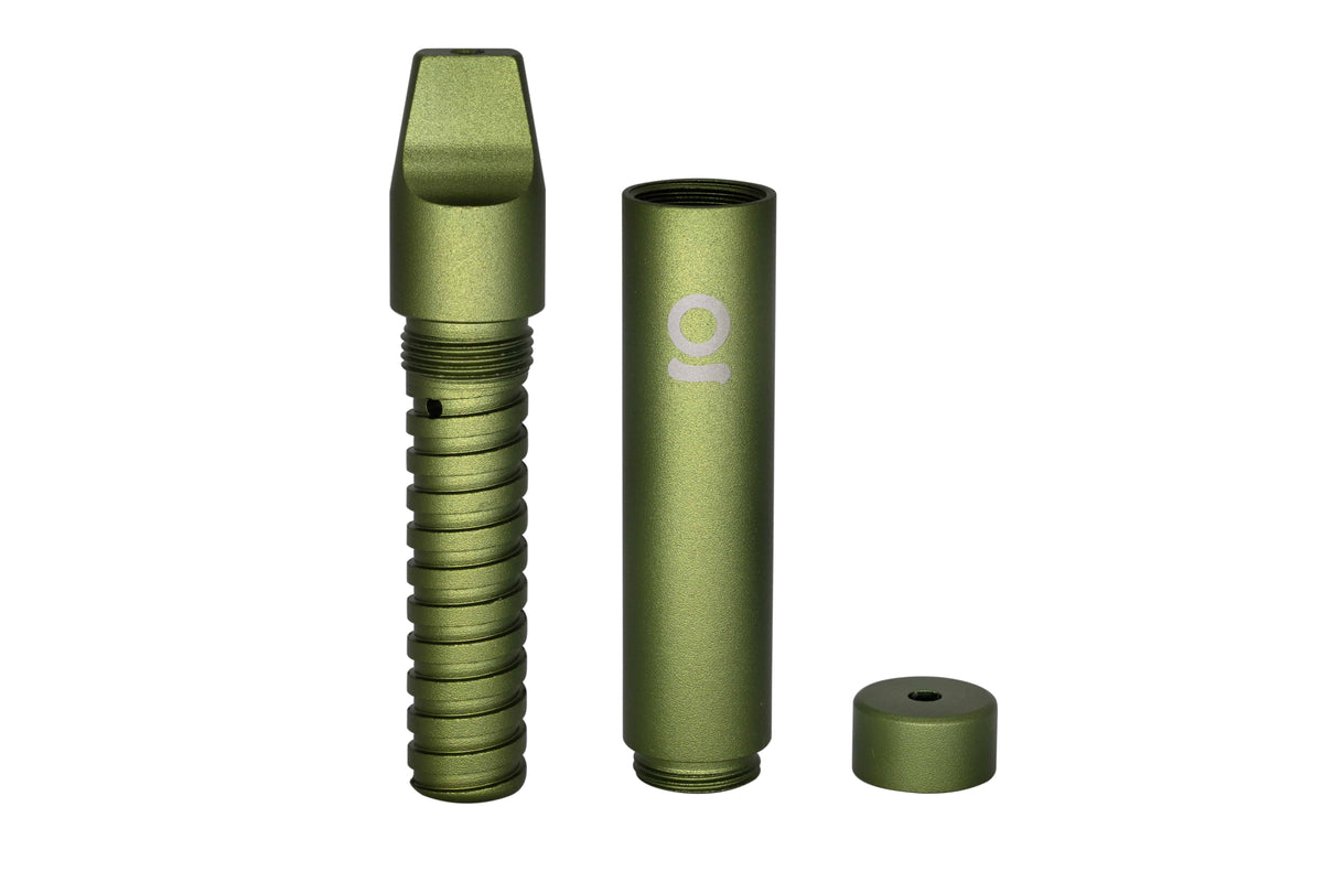 Aluminum Multi-Hitter with Cooling Spiral - Discreet Smoker