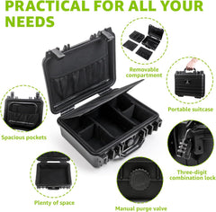 INFINITKIN XL Smell Proof Box Lockable Storage Container with Lock