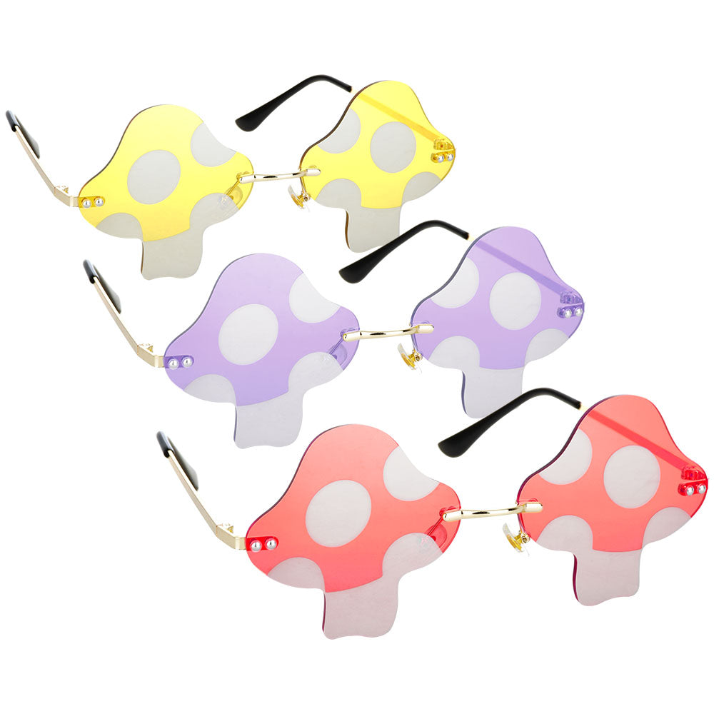Fungi Spectacles - Assorted Colors 10PC SET - - Discreet Smoker