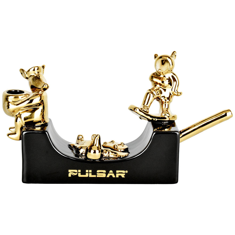 Pulsar Half-Pipe Skateboard Ramp Dry Ceramic Pipe - 10.5" - Discreet Smoker