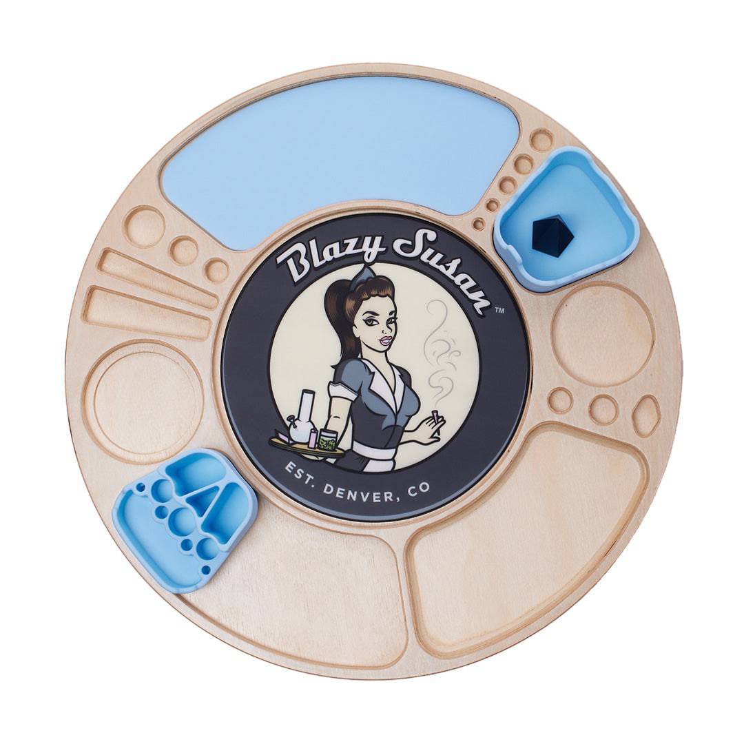 Blazy Susan Spinning Rolling Trays - Discreet Smoker
