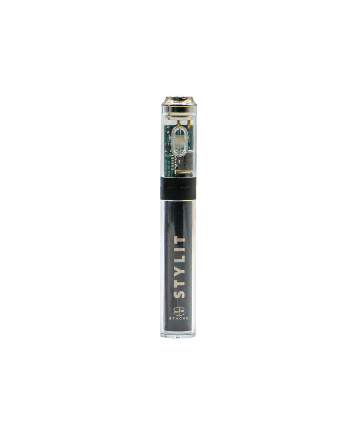 Stache STYLIT 510 Thread Customizable Battery, Transparent Black
