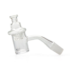 Quartz Banger Set with Spinning Carb Cap and Terp Pearls - Discreet Smoker