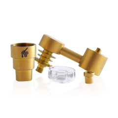 TITANIUM 4 IN 1 SIDECAR HYBRID BANGER DAB NAIL - Discreet Smoker