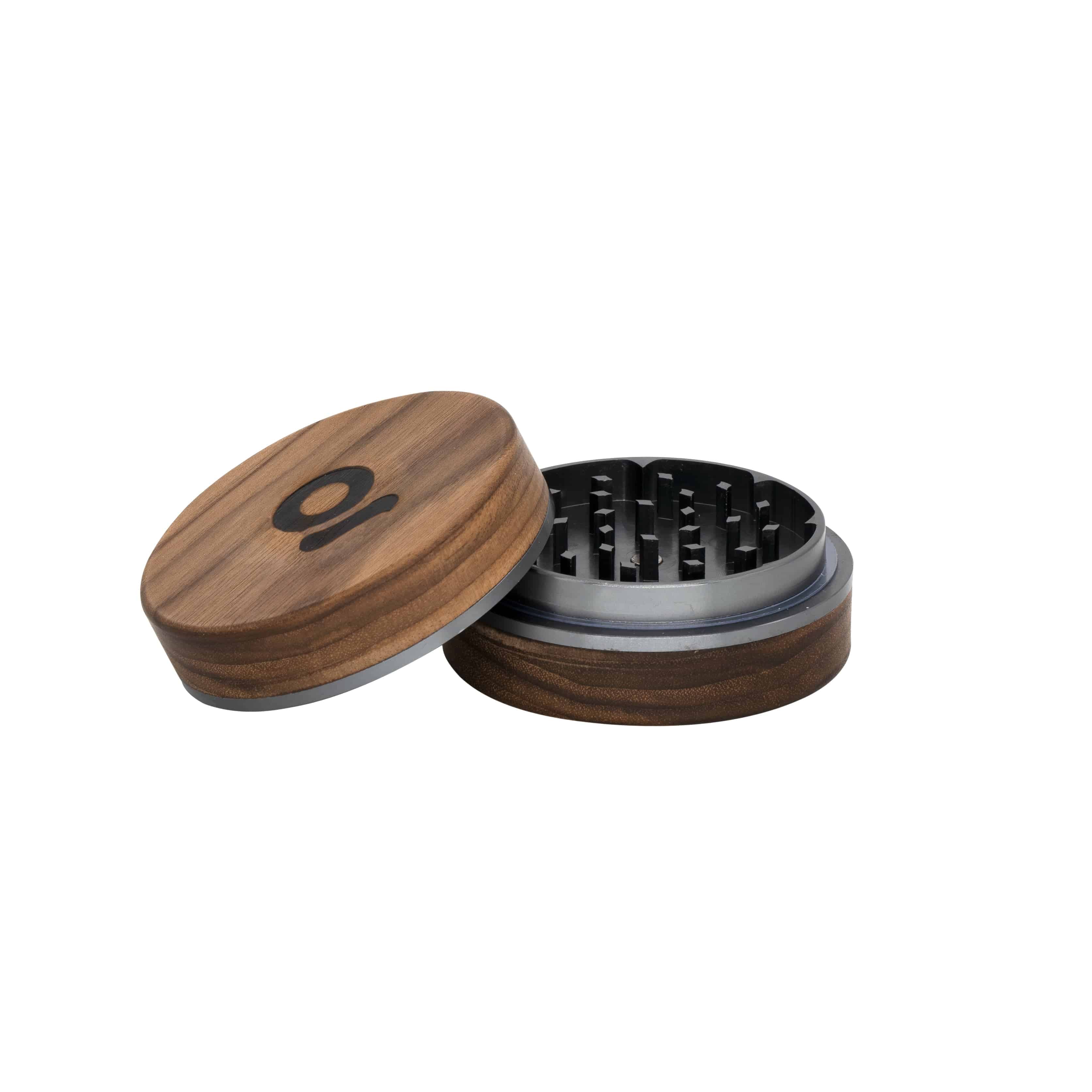 ONGROK 3 Inch, 2-Piece Walnut Grinder - Discreet Smoker