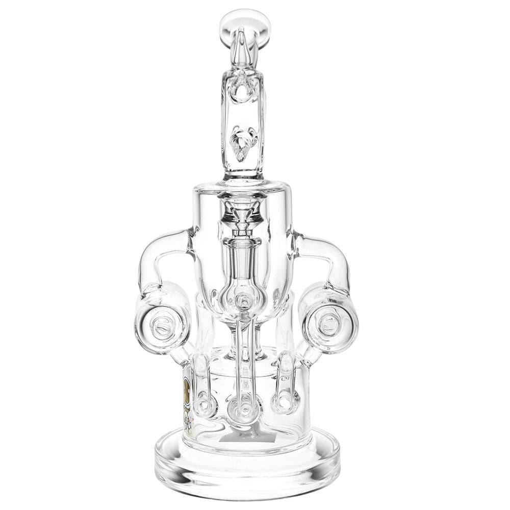 Lookah Glass Robot Chicken Recycler Water Pipe | 12" | 14mm F - Discreet Smoker