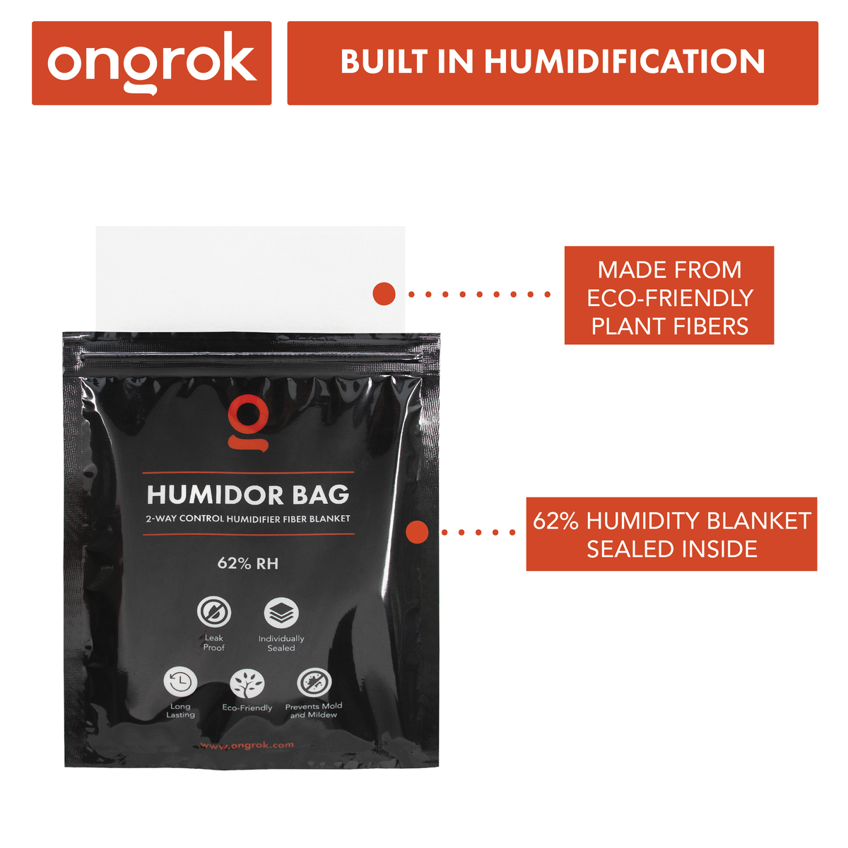 Ongrok Humidor Bags - Discreet Smoker