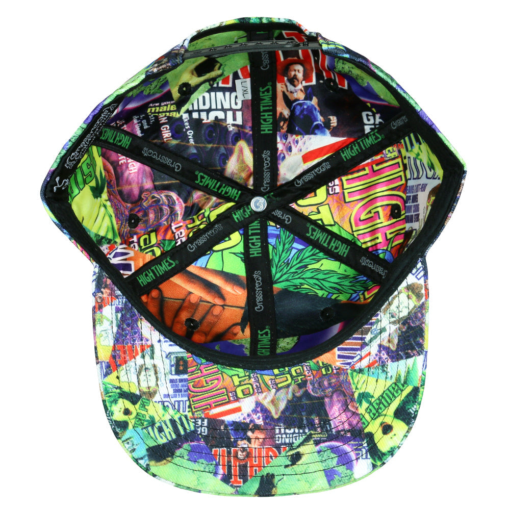 Grassroots High Times Covers Snapback Hat - Discreet Smoker