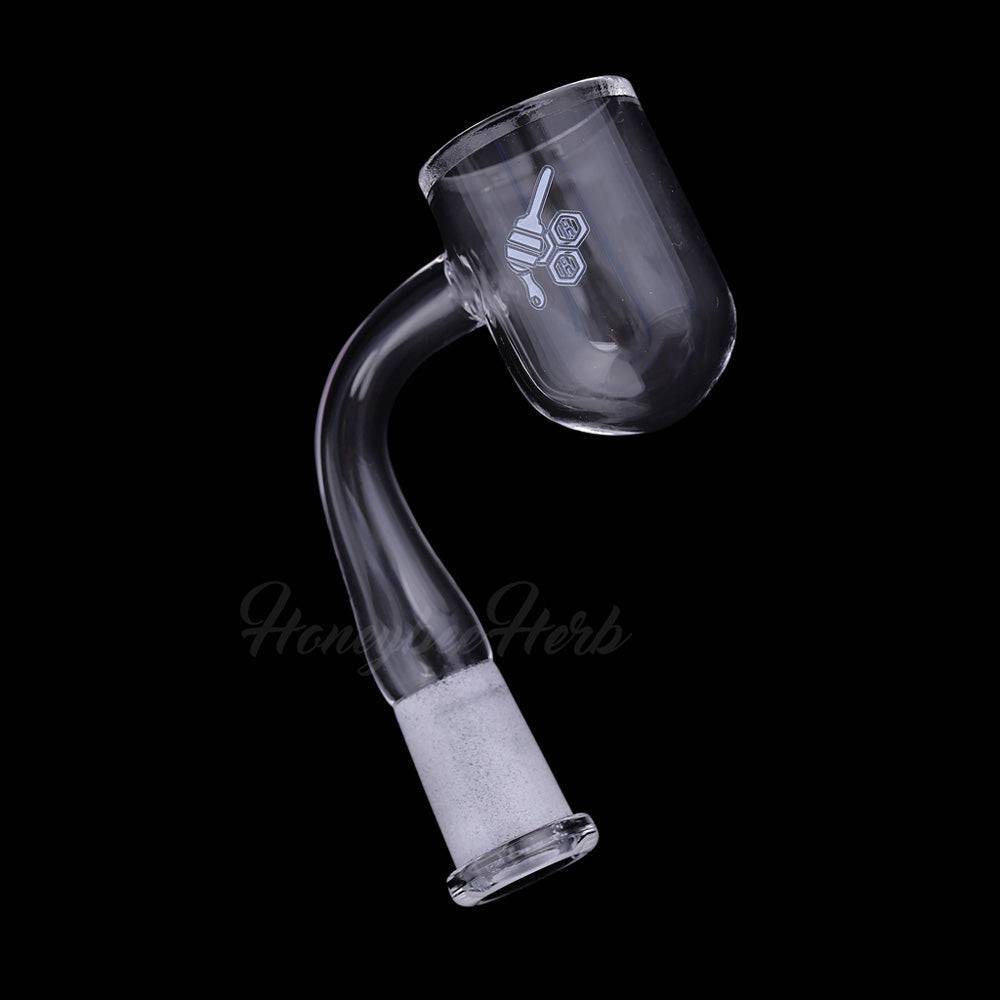 HONEY BEVEL BOWL QUARTZ BANGER - 90° DEGREE | YL - Discreet Smoker