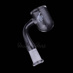 HONEY BEVEL BOWL QUARTZ BANGER - 90° DEGREE | YL - Discreet Smoker