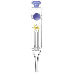Pulsar Ball Bubbler Glass Dab Straw | 7.75" - Discreet Smoker