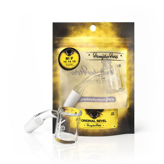 ORIGINAL BEVEL QUARTZ BANGER - 45° DEGREE | YL - Discreet Smoker