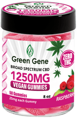 Green Genie CBD Vegan Pectin Infused Gummies w/ B12 Vitamins (625MG - 2500MG) - Discreet Smoker