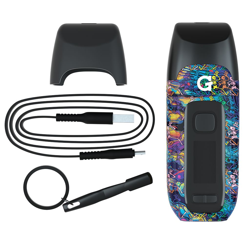 G Pen x Grateful Dead Dash+ Dry Herb Vaporizer - 1800mAh - Discreet Smoker
