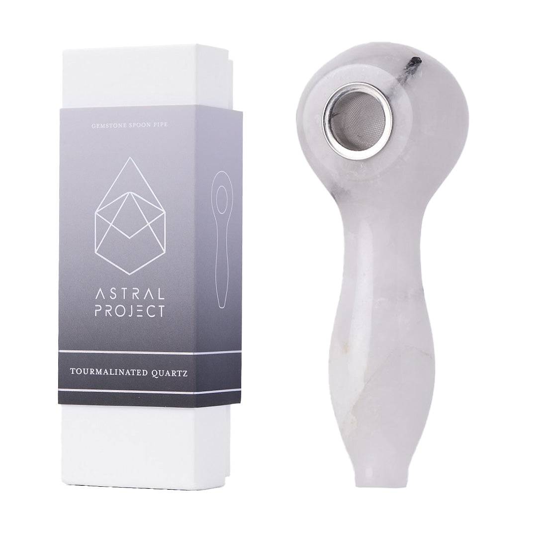 Astral Gemstone Spoon Pipes - Discreet Smoker