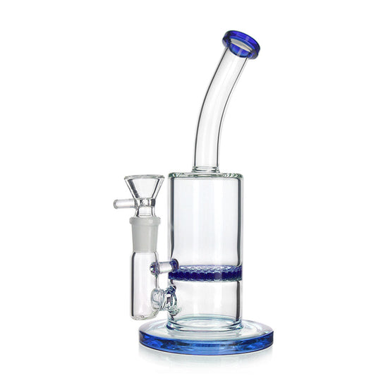 8.5 INCH HONEYCOMB PERC RIG - Discreet Smoker