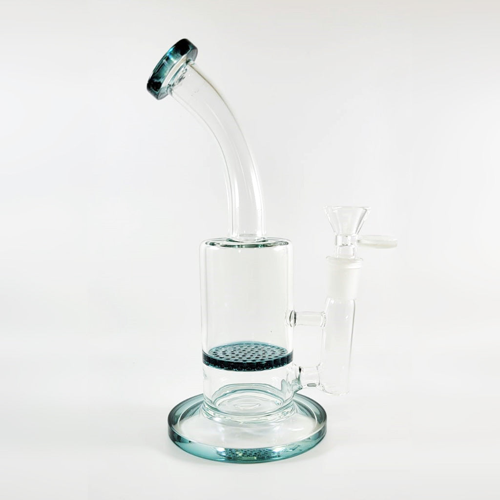 8.5 INCH HONEYCOMB PERC RIG - Discreet Smoker