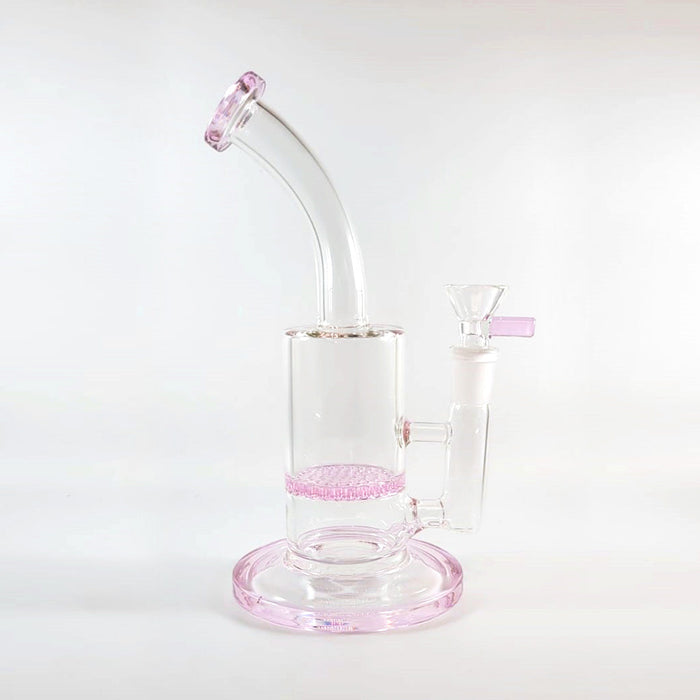 8.5 INCH HONEYCOMB PERC RIG, Pink