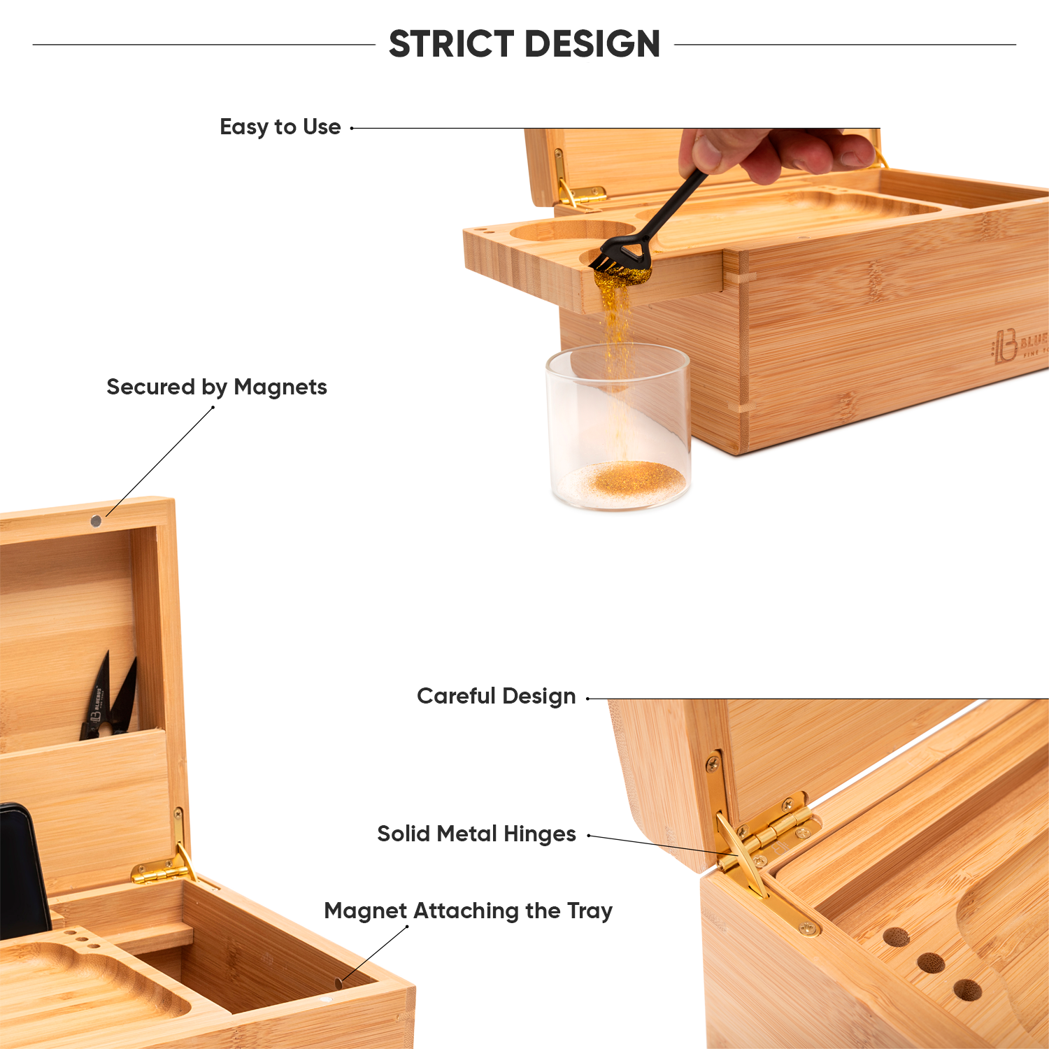 GENESIS storage Box and smoking tool kit - Discreet Smoker