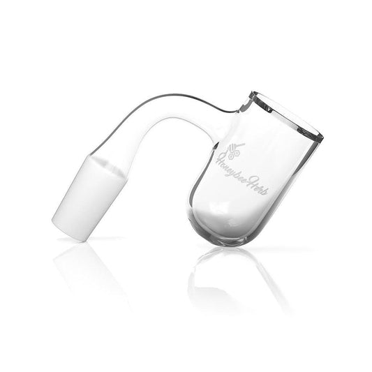 HONEY BEVEL DEEP BOWL QUARTZ BANGER - 90° DEGREE | BL - Discreet Smoker