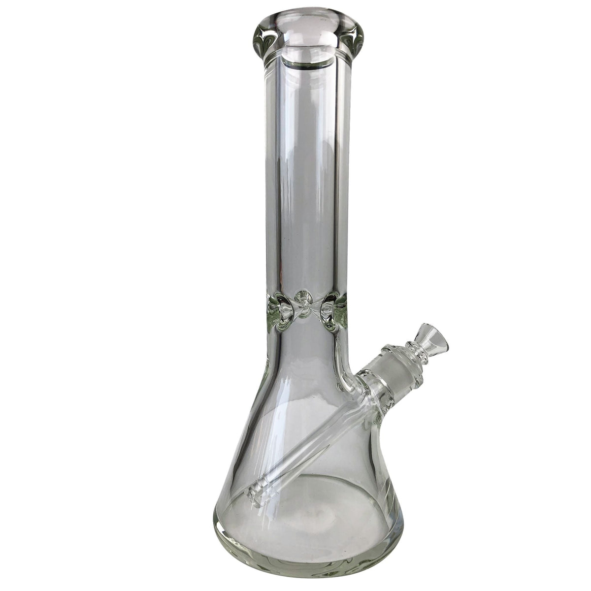 12" - 9mm Thick Glass OG Beaker Base Water Pipe - Discreet Smoker